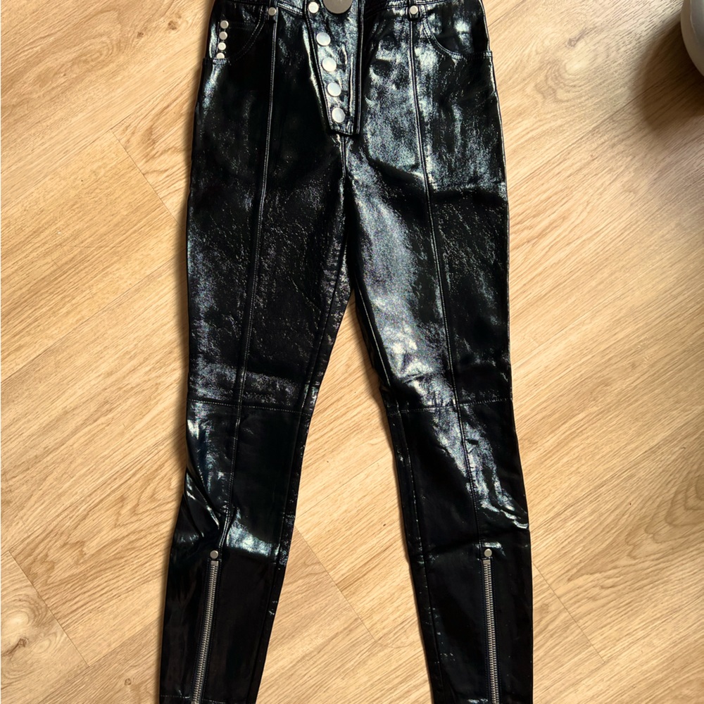 Authentic Alexander Wang leather pants size 0 in women